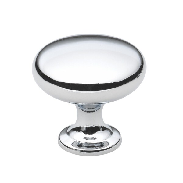 Gliderite Hardware 1-1/8 in. Polished Chrome Classic Round Cabinet Knob, 5PK 5411-PC-5 - main